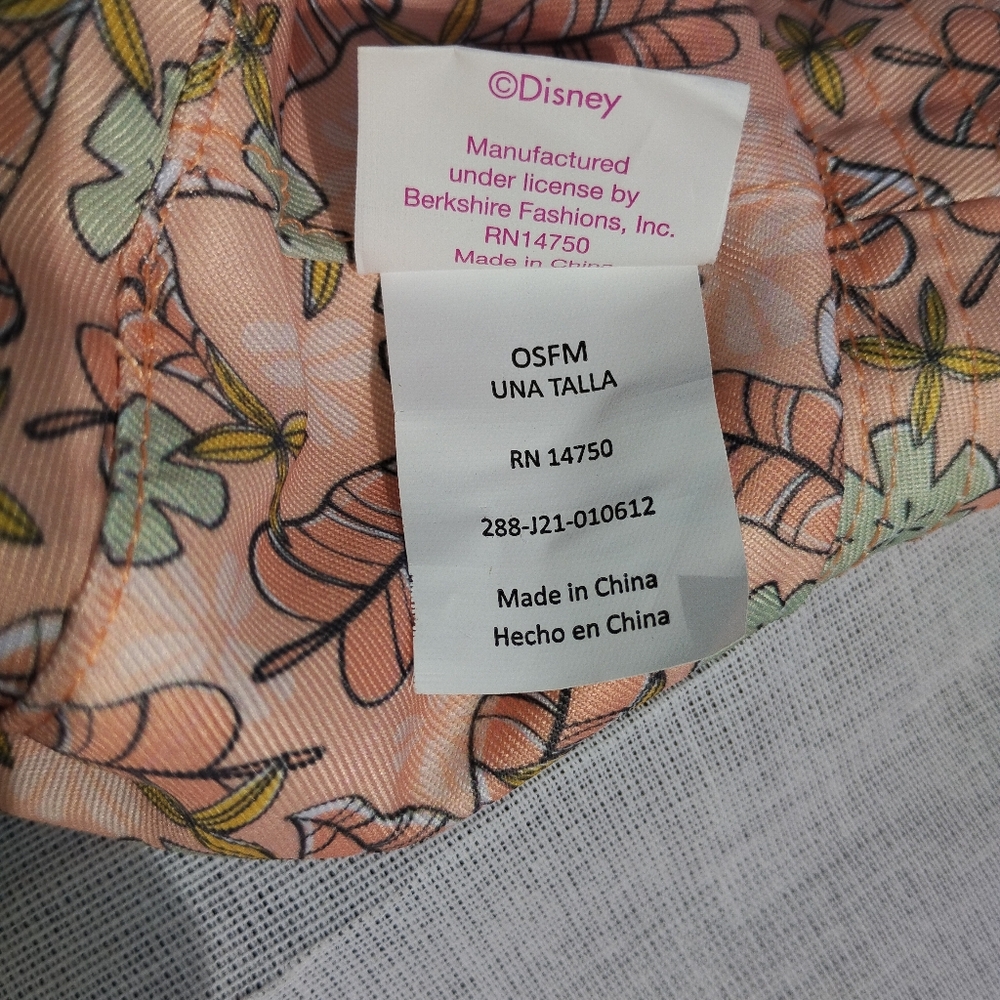 Disney Moana Tropical Bucket Hat - Pink and Green - Picture 3 of 8